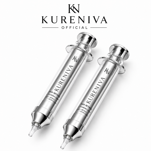 Kure Niva NAD+ Retinol Volumizing Cream jar - anti-aging face cream with 50 peptides and NAD+